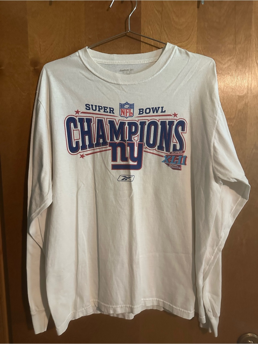 NY Giants Football Reebok NFL Graphic Crewneck Tee